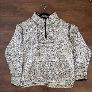 PINK Fuzzy Quarter Zip